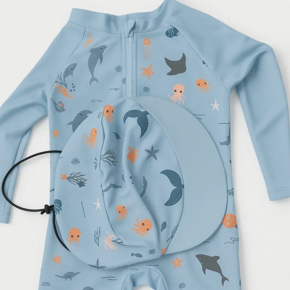 Kids Sea Life Print Swim Set 6/12 Months – New, Make Offer NWOT